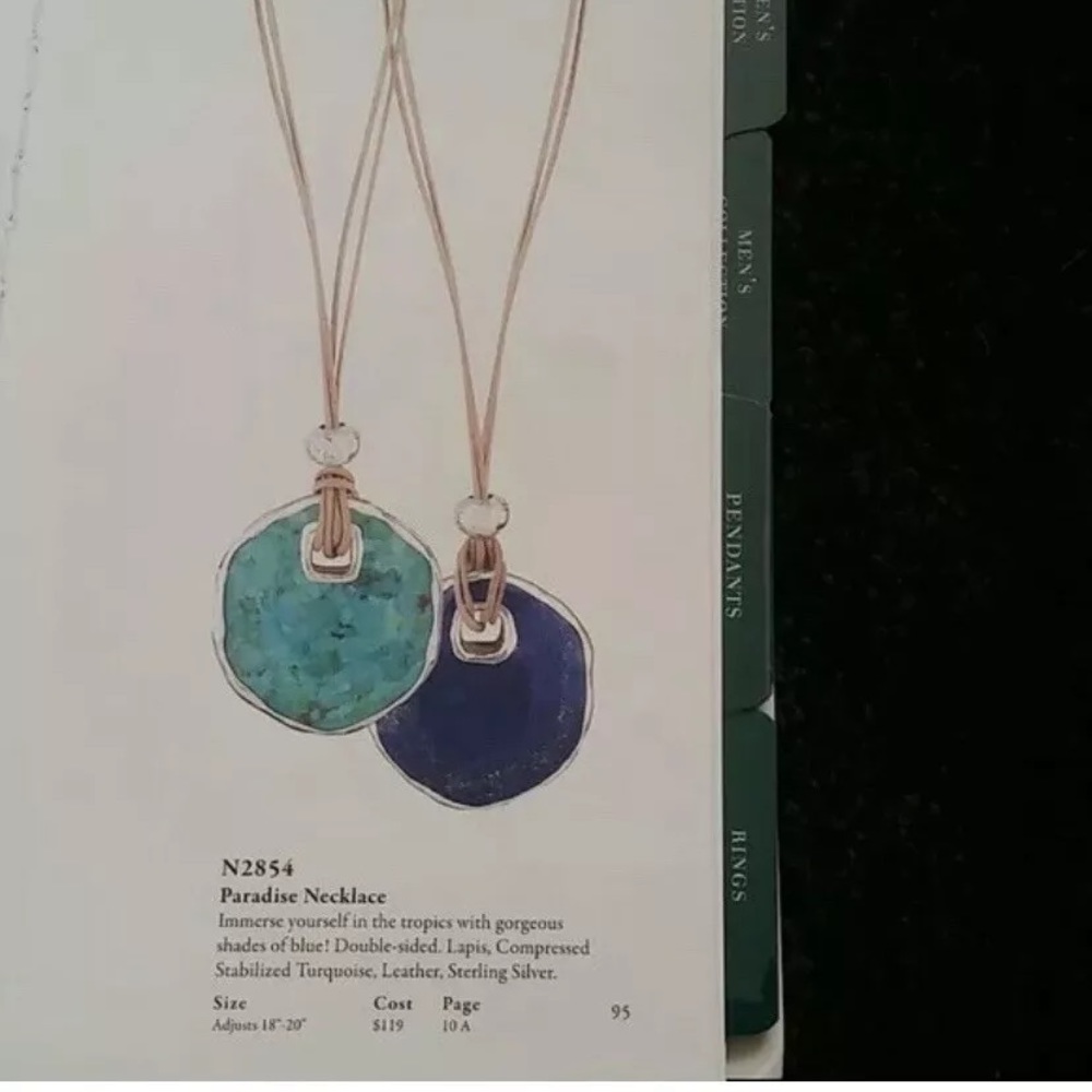 Silpada Paradise Necklace N2854 EUC